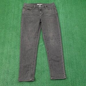 Levi's Jeans Womens 28 Gray Boyfriend Charcoal Wash Relaxed Stretch Denim
